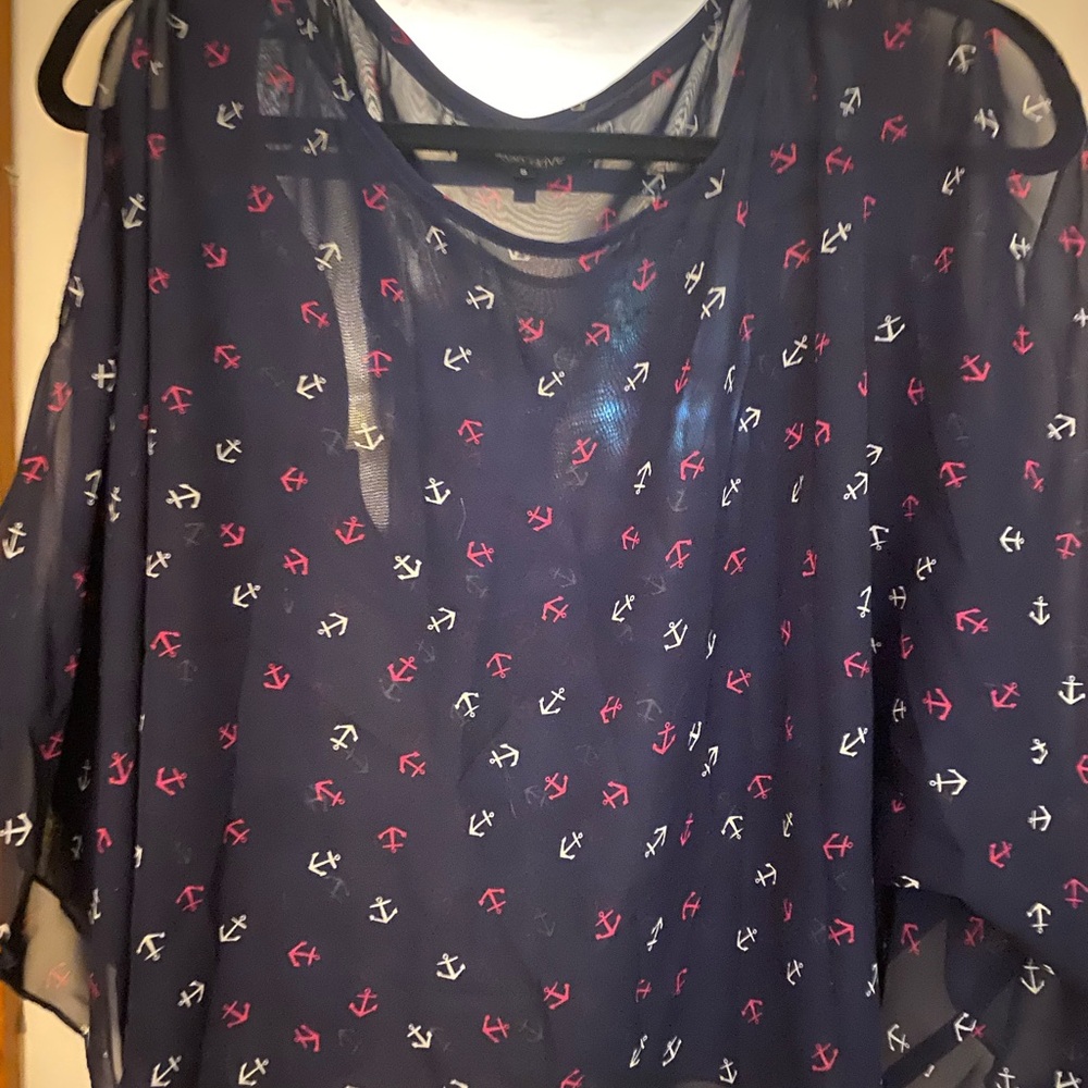 Anchor Print Top